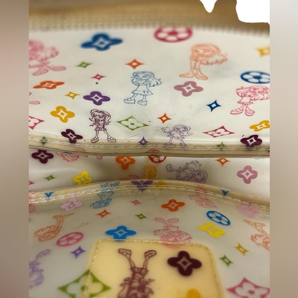 Vintage Bratz Y2K 2004 Frosted Jelly Monogram Vinyl Bag Purse Handbag - Picture 14 of 16